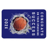 Basketbal Senior 2025 Congrats Magnet Magneet (Horizontaal)