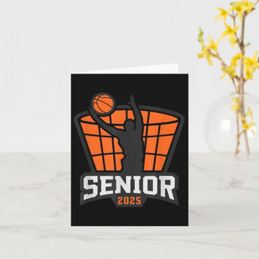 Basketbal Senior 2025 Teams Familie Matching Outfi Kaart (Gele Bloem)