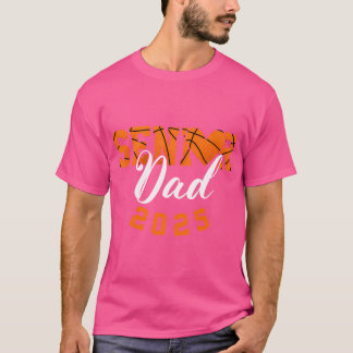 Basketbal Senior Dad Klasse van 2025 Afstuderen GI T-shirt