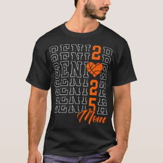 Basketbal Senior Mom Afstuderen Klasse van 2025 SE T-shirt