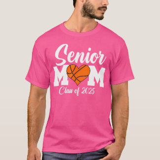 Basketbal Senior Mom Afstuderen Klasse van 2025 SE T-shirt