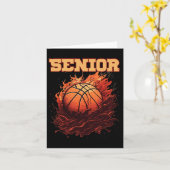 Basketbal Senior Nacht Tante 1 Kaart (Gele Bloem)