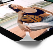 Basketbal Senior Night 11 Fotocollage Poster (Hoek)