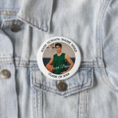 Basketbal Senior Night Aangepaste Foto School Spir Ronde Button 7,6 Cm (In situ)