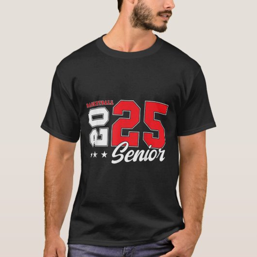 Basketbal Senior Night Basketbal Senior 2025 GRA T-shirt (Voorkant)
