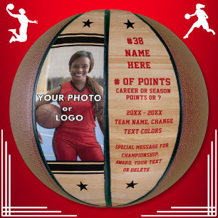 Basketbal Senior Night Gift Ideeën met FOTO