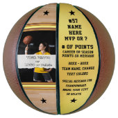 Basketbal Senior Night Gifts, FOTO Basketbal (Verticaal)