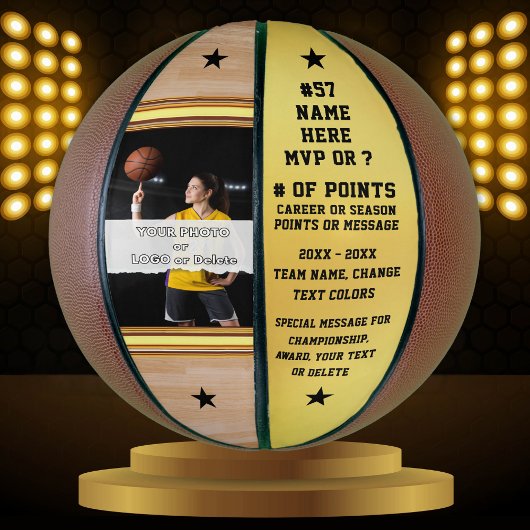 Basketbal Senior Night Gifts, FOTO Basketbal