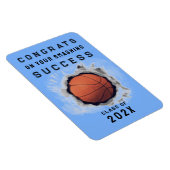 Basketbal Senior Varsity Gefeliciteerd Magneet (Rechterzijde)