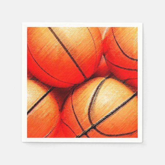 Basketbal Servet (Voorkant)