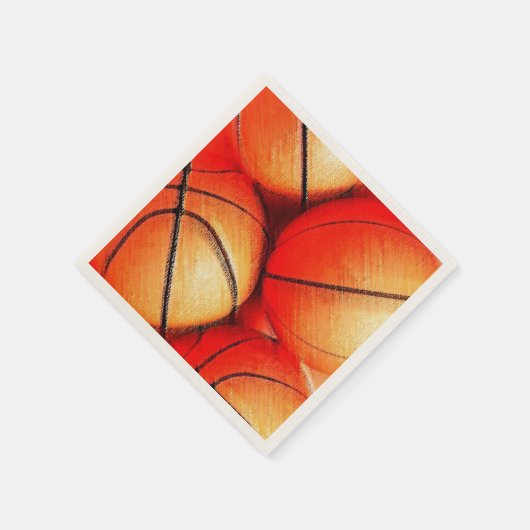 Basketbal Servet (Hoek)