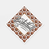 Basketbal servet (Hoek)