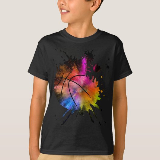 basketbal shirt bal graffiti Silhouette (Voorkant)