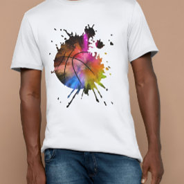 basketbal shirt bal graffiti Silhouette