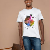 basketbal shirt bal graffiti Silhouette