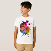 basketbal shirt bal graffiti Silhouette (Voorkant volledig)