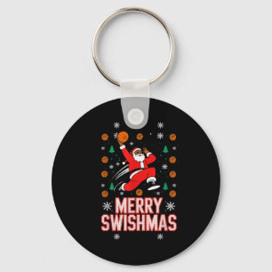 Basketbal shirt jongens kerst pyjama vrolijke Zwis Sleutelhanger