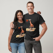 Basketbal Shirt Kinder Basketbal Giraffe Mannen Ba (Unisex)
