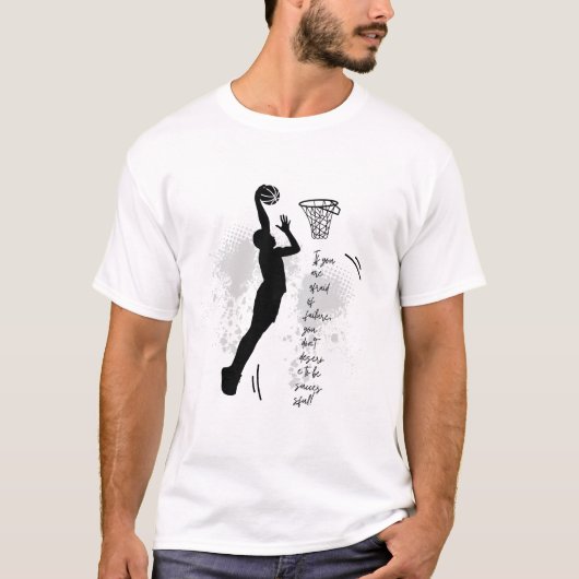 basketbal-Shirt T-shirt (Voorkant)