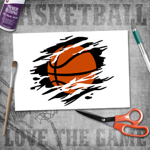 Basketbal Shredded Tissuepapier