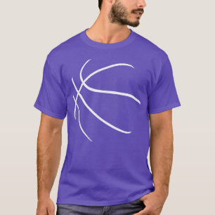 Basketbal Silhouet Bball Speler Coach Sport Ba T-shirt