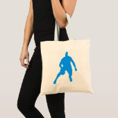 Basketbal Silhouet Tote Bag (Voorkant (product))