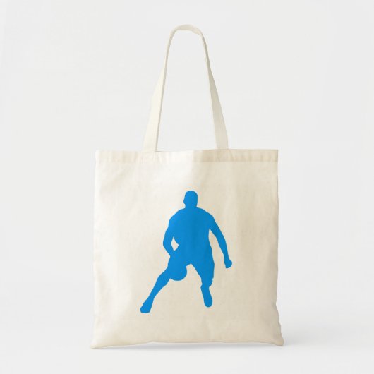 Basketbal Silhouet Tote Bag (Voorkant)