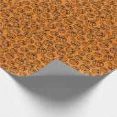 Basketbal Sinaasappel Cadeaupapier (Hoek)