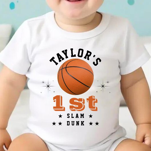 Basketbal Slam Dunk 1e verhuizingspartij Romper