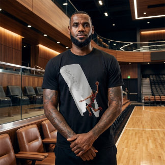 Basketbal Slam Dunk Grafische T-Shirt
