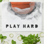 Basketbal Slam Dunk Theedoek (Gevouwen)