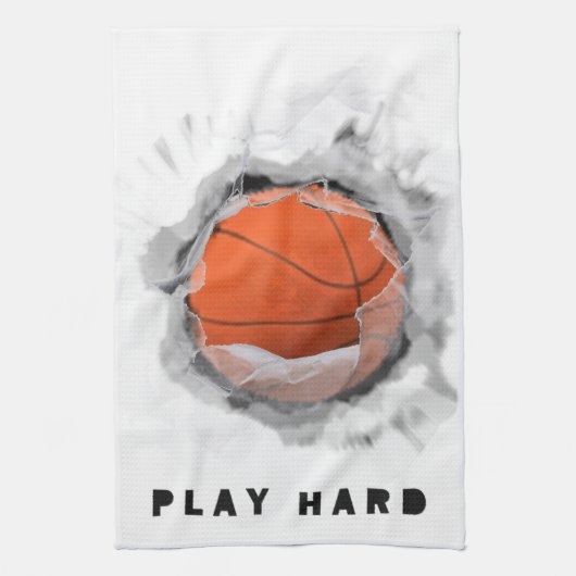 Basketbal Slam Dunk Theedoek (Verticaal)