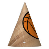 Basketbal Slam Dunk Verjaardag Feesthoedjes (Links)