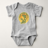 Basketbal Slam Dunk Vintage Ontwerp Romper (Voorkant)