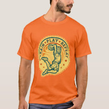 Basketbal Slam Dunk Vintage Ontwerp