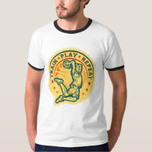 Basketbal Slam Dunk Vintage Ontwerp