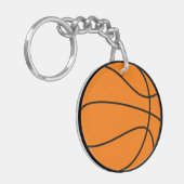 Basketbal Sleutelhanger (Voorkant Links)