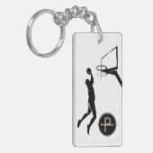 Basketbal Sleutelhanger (Voorkant Links)