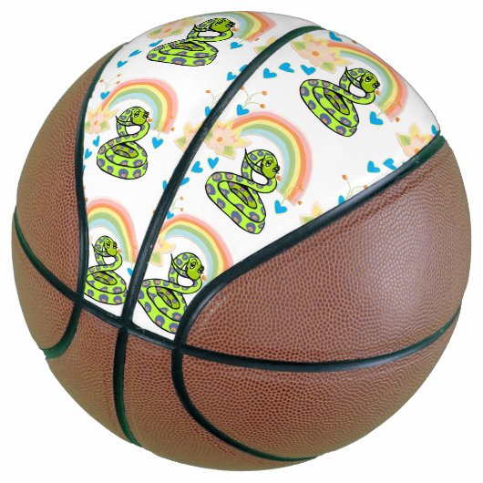 Basketbal Snake Rainbow (Schuin)