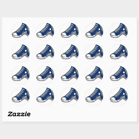 Basketbal Sneaker Sticker (Vel)