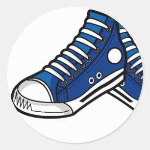 Basketbal Sneaker Sticker