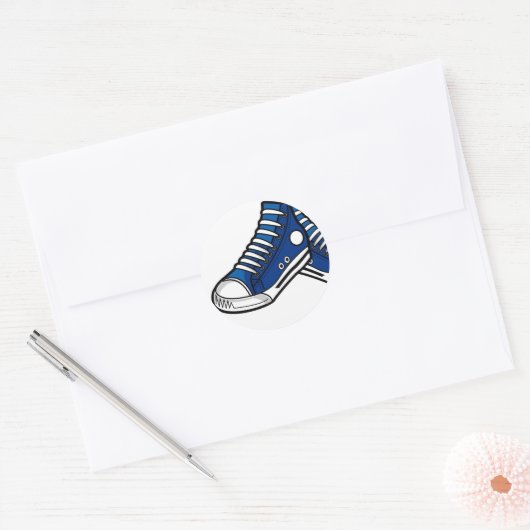 Basketbal Sneaker Sticker (Envelop)