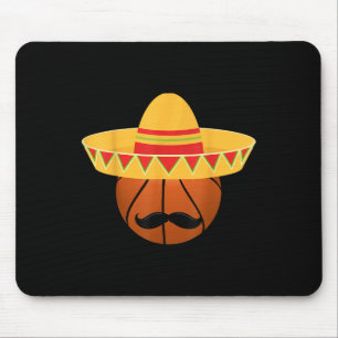 Basketbal Sombrero voor Cinco de Mayo Fiesta Celeb Muismat