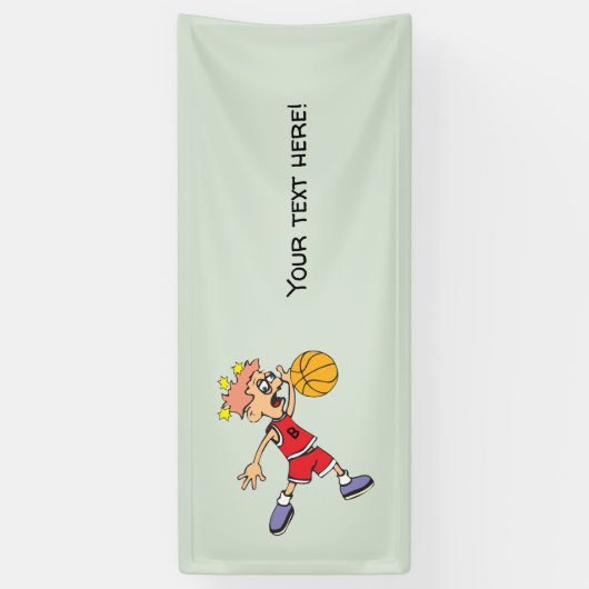 Basketbal Spandoek (Verticaal)