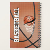 Basketbal spel aanpassen - Bruin Planner (Achterkant)