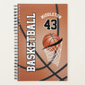 Basketbal spel aanpassen - Bruin Planner (Voorkant)