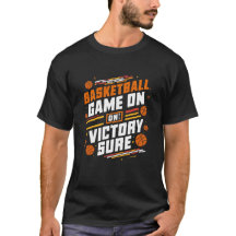 Basketbal spel op overwinning zeker, sport shirt