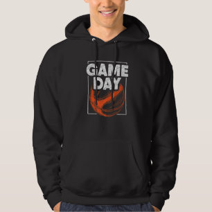 Basketbal Speldag Speler Coach Team Mannen Vrouwen Hoodie
