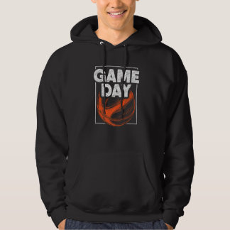 Basketbal Speldag Speler Coach Team Mannen Vrouwen Hoodie