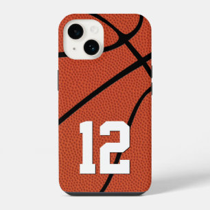 Basketbal Speler Nummer of Initiaal Aangepaste Spo iPhone 14 Hoesje